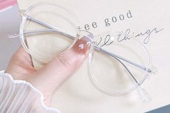 BS0406-0241_Transparent_Oval_TR90_Kids_Glasses_front