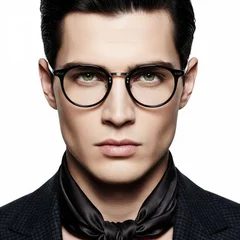Oval Silver Metal Glasses #BS0406-0246