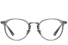BS0406-0247_Grey_Oval_Metal_Glasses_front