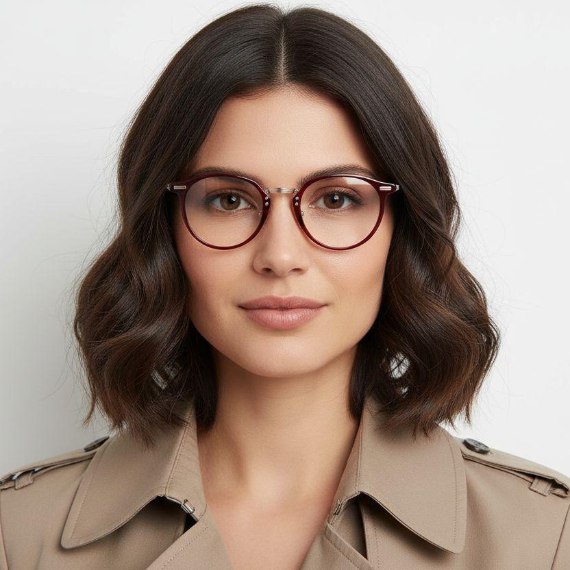 BS0406-0248_Red_Oval_Metal_Glasses_model