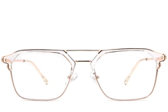 BS0406-0256_Pink_Semi-rimless_TR90_Glasses_front