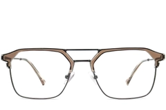 BS0406-0258_Brown_Semi-rimless_TR90_Glasses_front