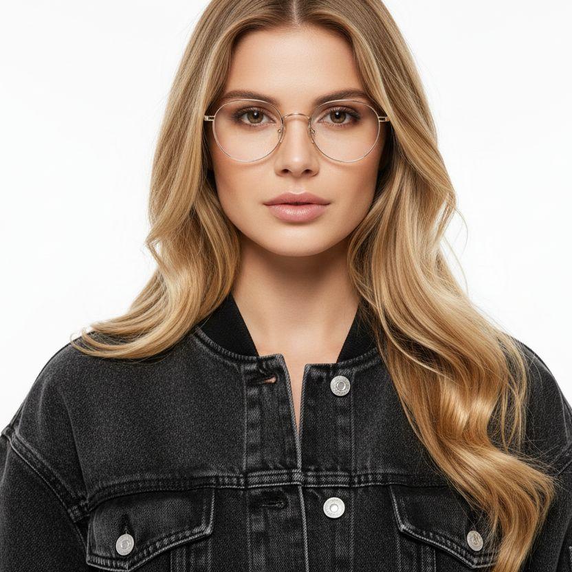 BS0406-0260_Golden_Oval_Metal_Glasses_model