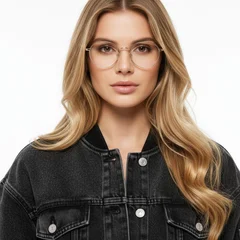 BS0406-0260_Golden_Oval_Metal_Glasses_model