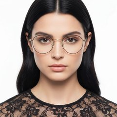 BS0406-0263_Golden_Oval_Metal_Glasses_model