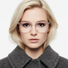 BS0406-0265_White_Oval_TR90_Glasses_model