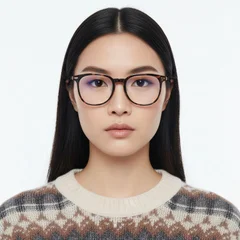 BS0406-0267_Tortoiseshell_Oval_TR90_Glasses_model