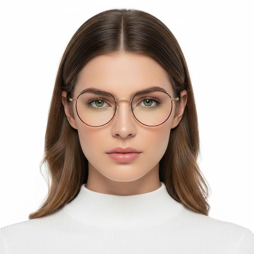 BS0406-0269_Tortoiseshell_Oval_Metal_Glasses_model
