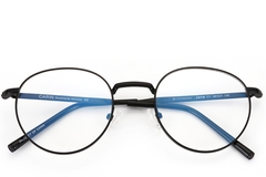 BS0406-0270_Black_Oval_Metal_Glasses_front