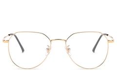 BS0406-0272_Golden_Oval_Titanium_Glasses_front
