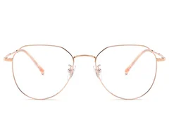 BS0406-0273_Pink_Oval_Titanium_Glasses_front