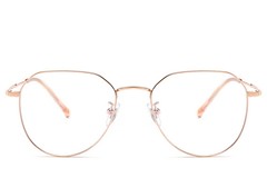 BS0406-0273_Pink_Oval_Titanium_Glasses_front