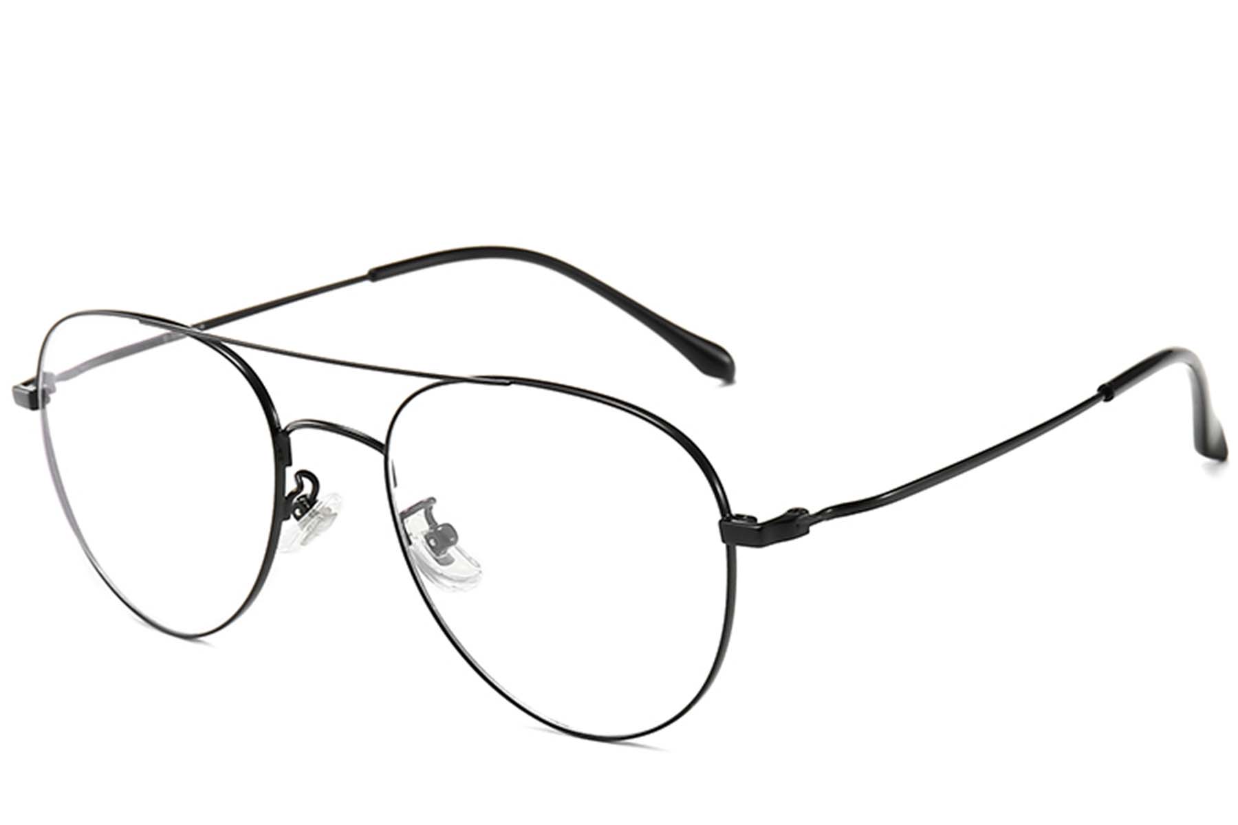 BS0406-0274_Black_Aviator_Titanium_Glasses_corner