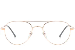 BS0406-0275_Pink_Aviator_Titanium_Glasses_front
