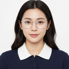 BS0406-0281_Silver_Geometric_Metal_Glasses_model