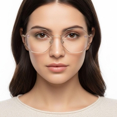 BS0406-0283_Pink_Geometric_Metal_Glasses_model