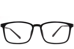 BS0406-0292_Black_Rectangular_TR90_Glasses_front