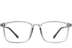 BS0406-0294_Grey_Rectangular_TR90_Glasses_front