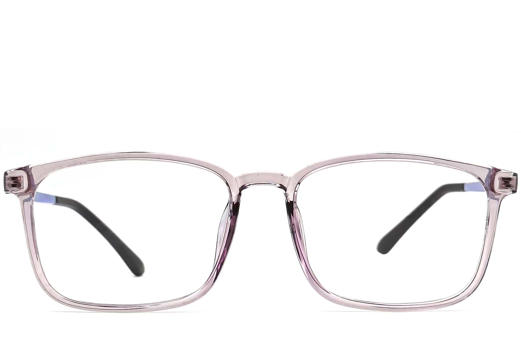 BS0406-0295_Purple_Rectangular_TR90_Glasses_front