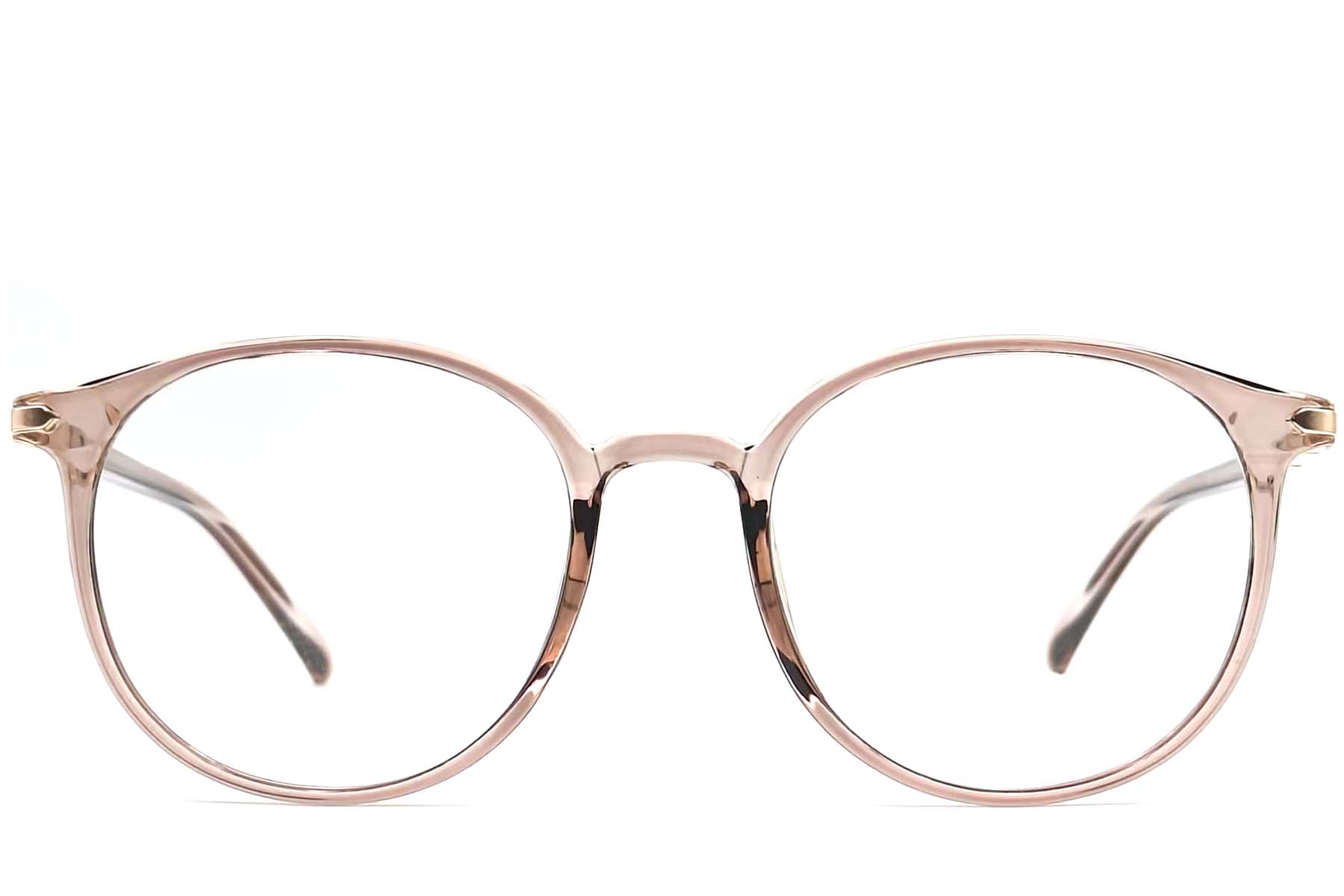 BS0406-0303_Brown_Oval_TR90_Glasses_front