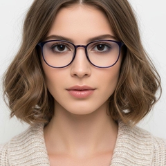 Gafas Ultem azules ovaladas # BS0406-0311