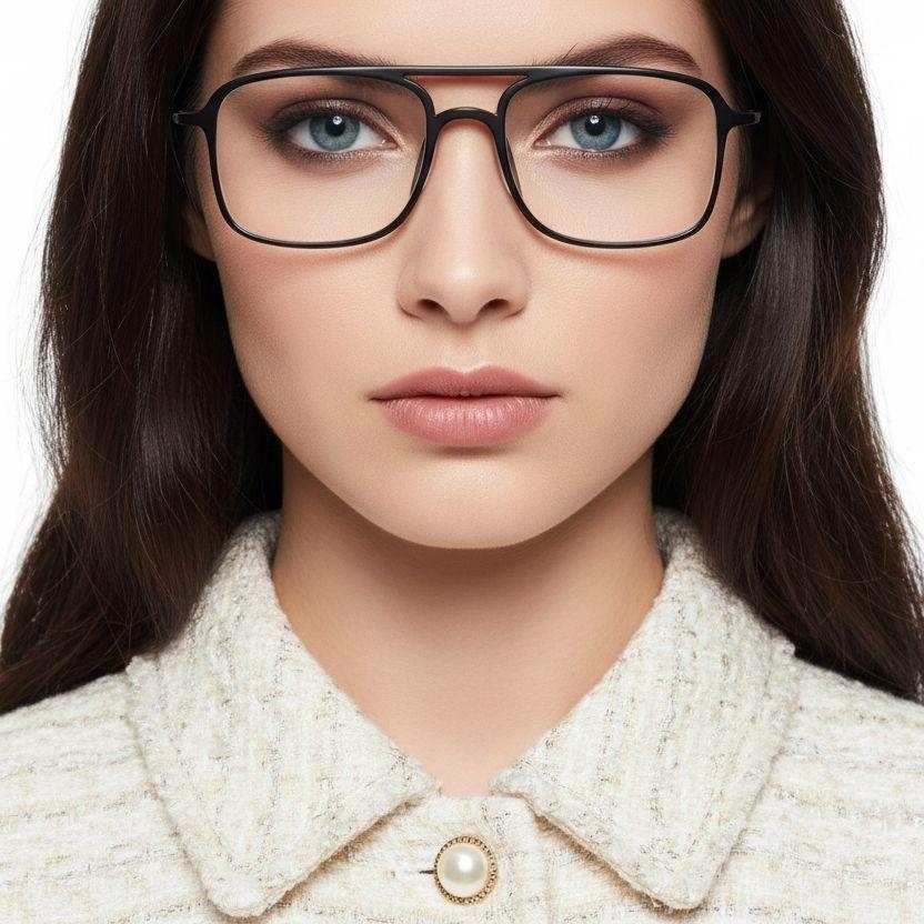 Gafas Ultem gris aviador #BS0406-0313