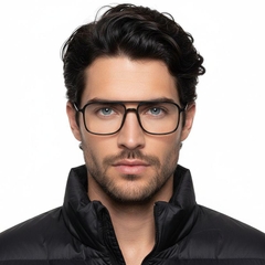 Aviator Black Ultem Glasses #BS0406-0314