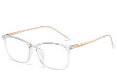Lunettes rectangulaires transparentes en Ultem #BS0406-0316