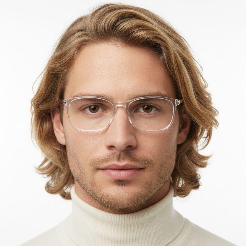 Rectangular Transparent Ultem Glasses #BS0406-0316