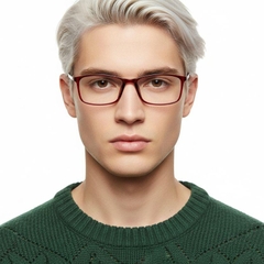 Vasos Ultem rectangulares rojos #BS0406-0320