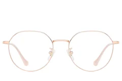 BS0406-0322_Pink_Oval_Titanium_Glasses_front