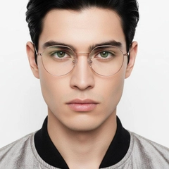 Oval Pink Titanium Glasses #BS0406-0322