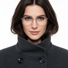 BS0406-0322_Pink_Oval_Titanium_Glasses_model