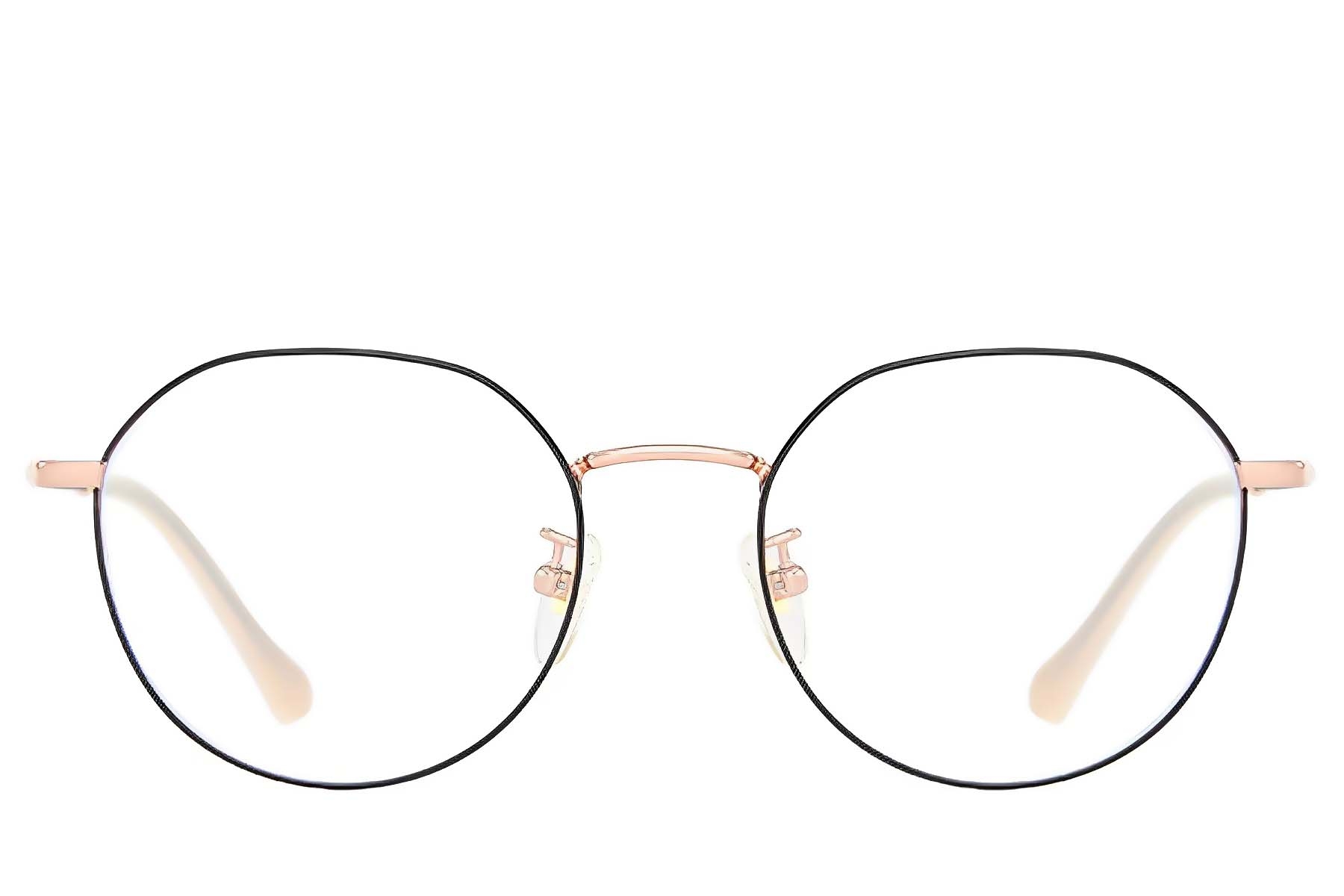 BS0406-0323_Black_Oval_Titanium_Glasses_front