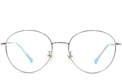 BS0406-0326_Silver_Oval_Titanium_Glasses_front