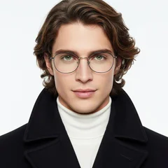 BS0406-0329_Silver_Oval_Titanium_Glasses_model