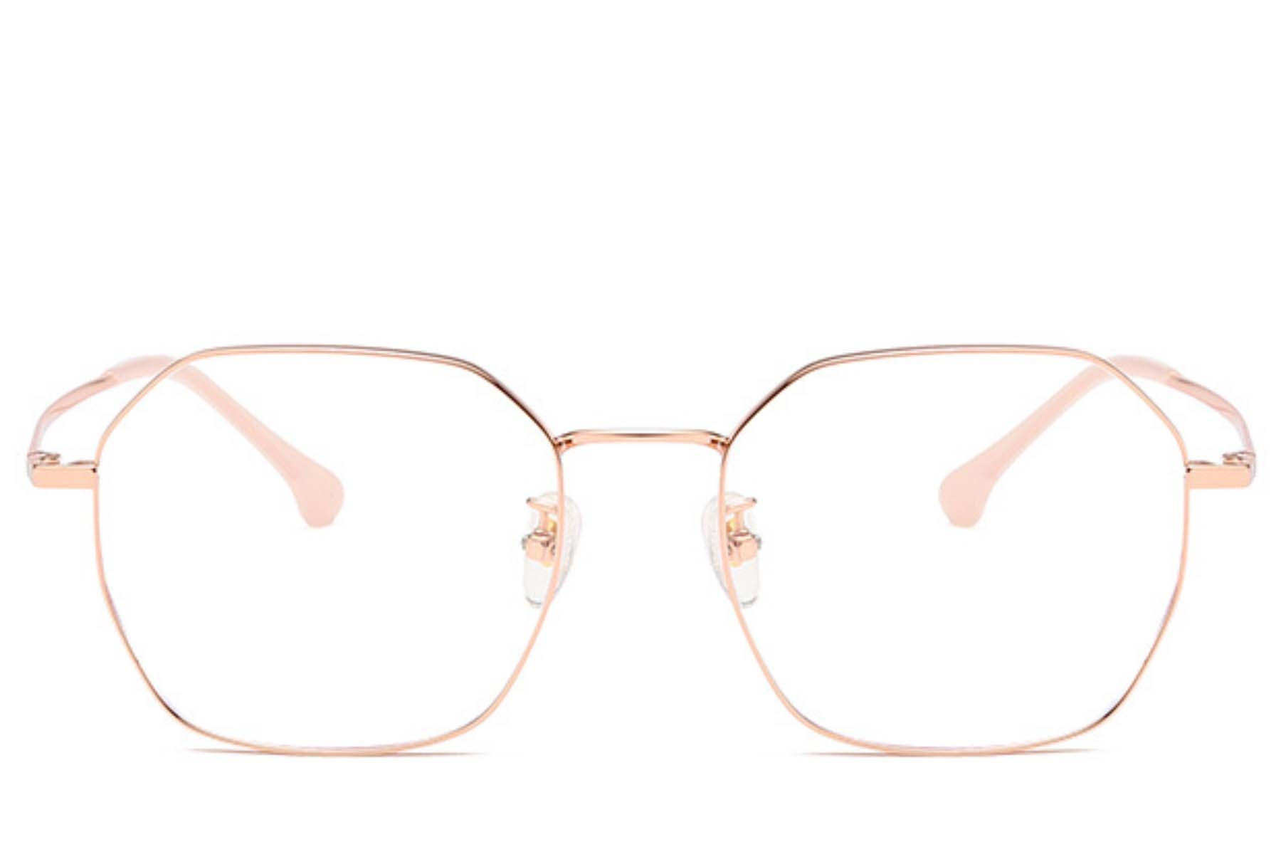 BS0406-0332_Pink_Geometric_Titanium_Glasses_front