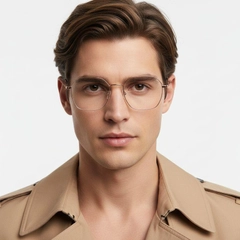 Geometric Pink Titanium Glasses #BS0406-0332