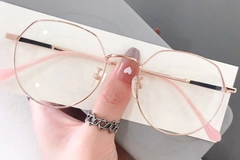 BS0406-0334_Pink_Geometric_Titanium_Glasses_front