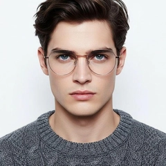 Geometric Pink Titanium Glasses #BS0406-0334