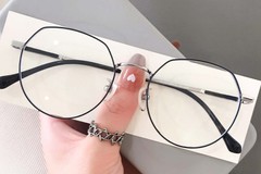 BS0406-0337_Black_Geometric_Titanium_Glasses_front