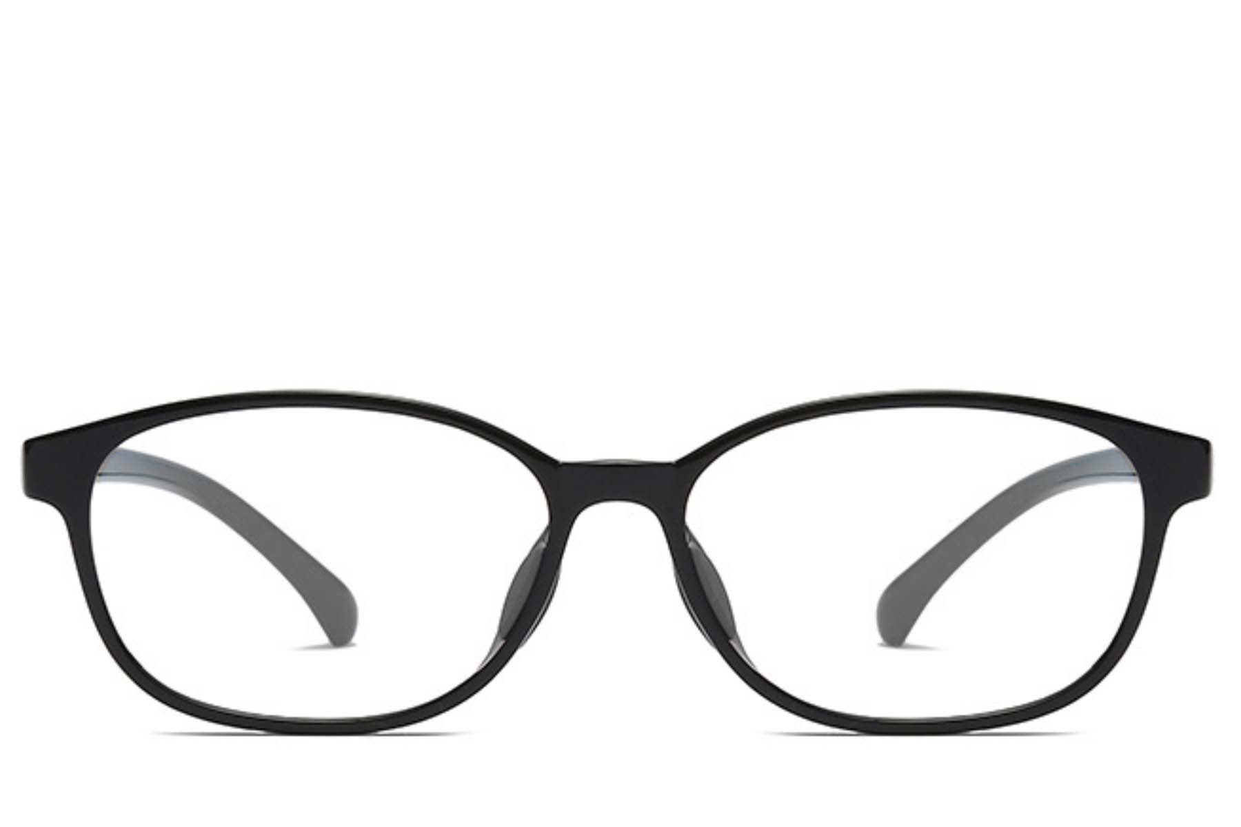 BS0406-0343_Black_Oval_TR90_Kids_Glasses_front