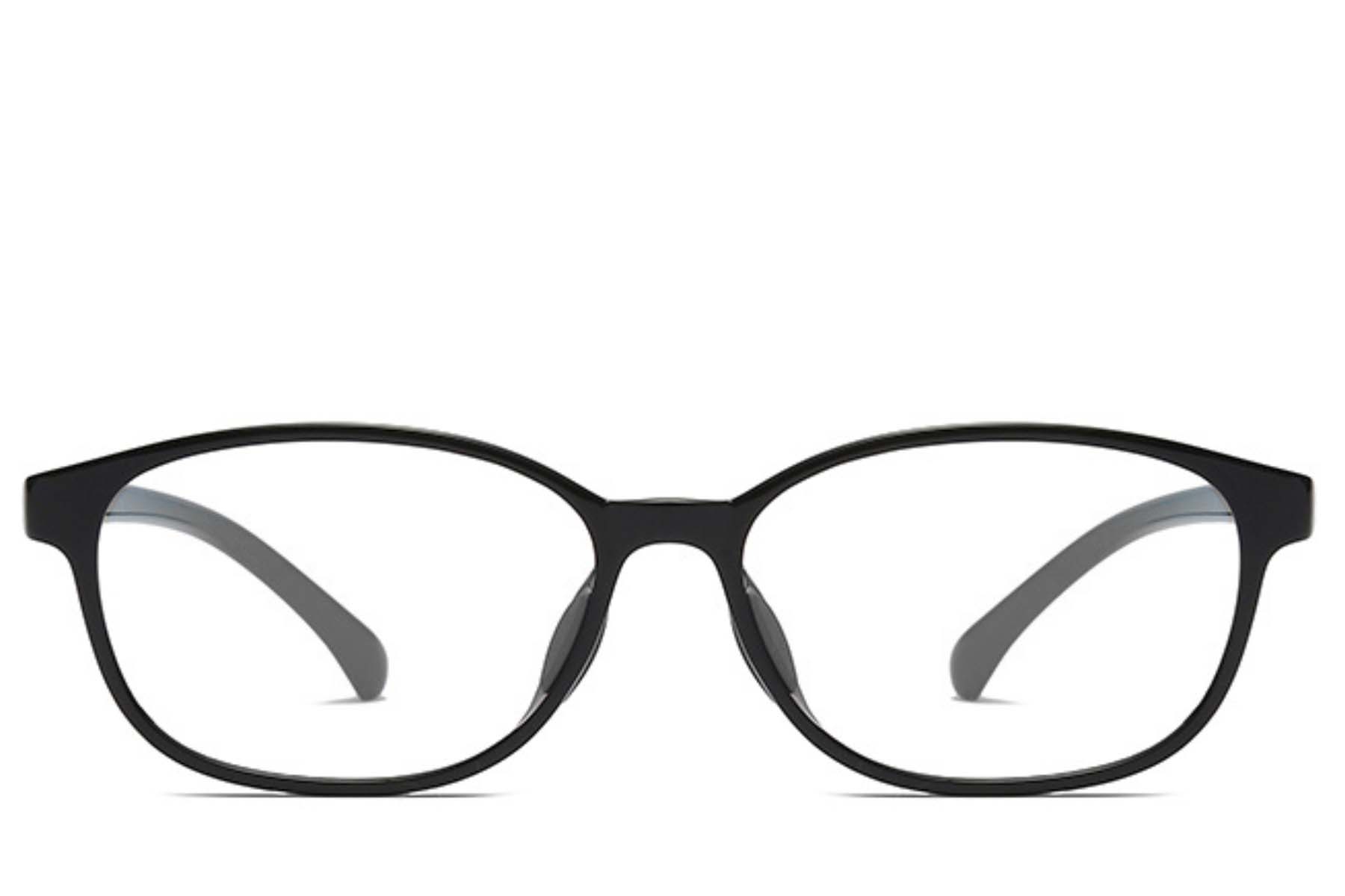 BS0406-0343_Black_Oval_TR90_Kids_Glasses_front