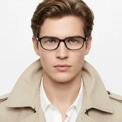 Oval Black TR90 Kids Glasses #BS0406-0343
