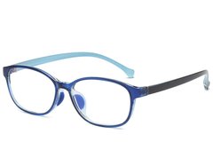 Oval Blue TR90 Kids Glasses #BS0406-0344