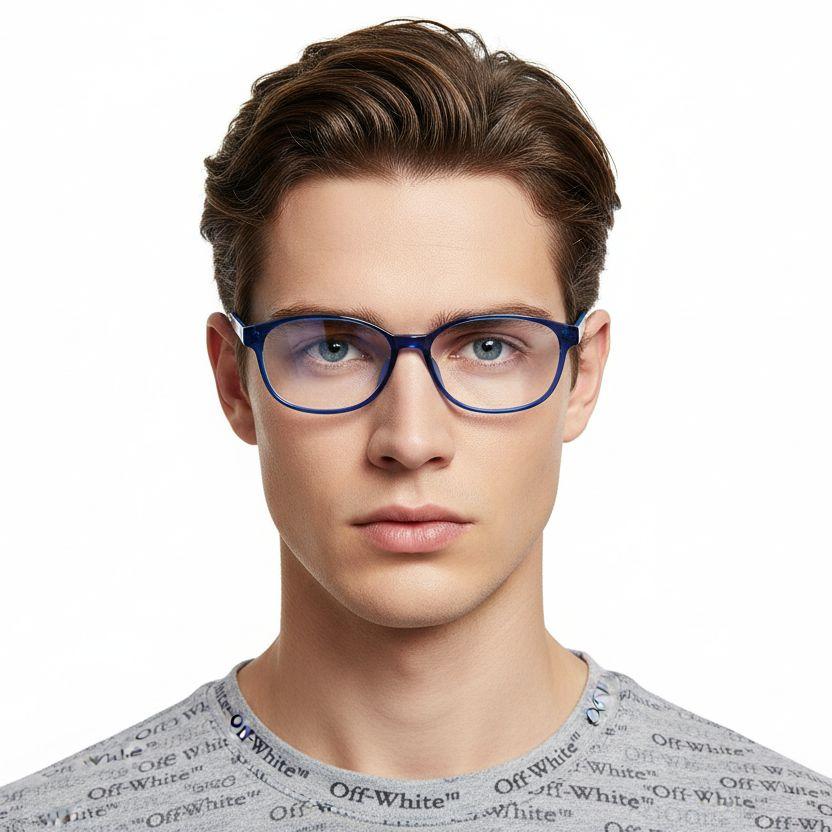 Oval Blue TR90 Kids Glasses #BS0406-0344
