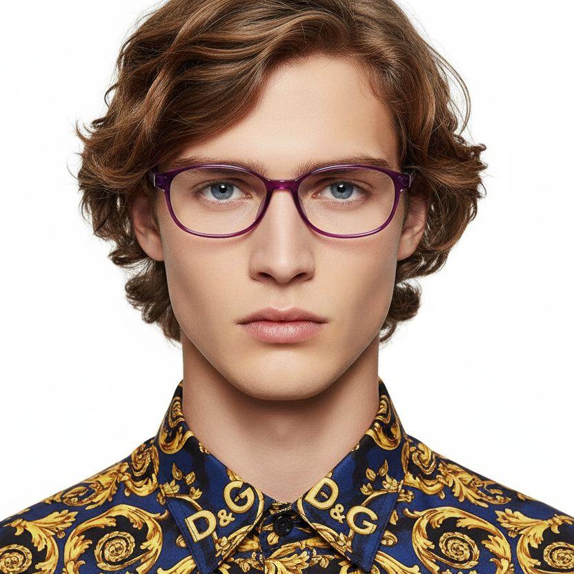 Oval Purple TR90 Kids Glasses #BS0406-0346