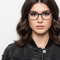 Rectangular Pink TR90 Kids Glasses #BS0406-0348