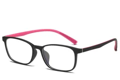 Occhiali da vista rettangolari rosa in TR90 per bambini #BS0406-0349
