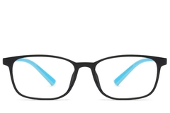 BS0406-0350_Blue_Rectangular_TR90_Kids_Glasses_front